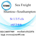Shantou Port LCL Consolidamento A Southampton